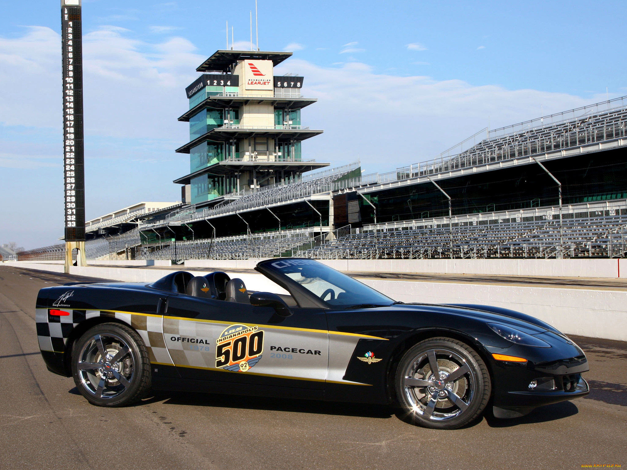 corvette convertible 30th anniversary indy 500 pace car 2008, , corvette, 2008, anniversary, indy, 500, pace, car, 30th, convertible